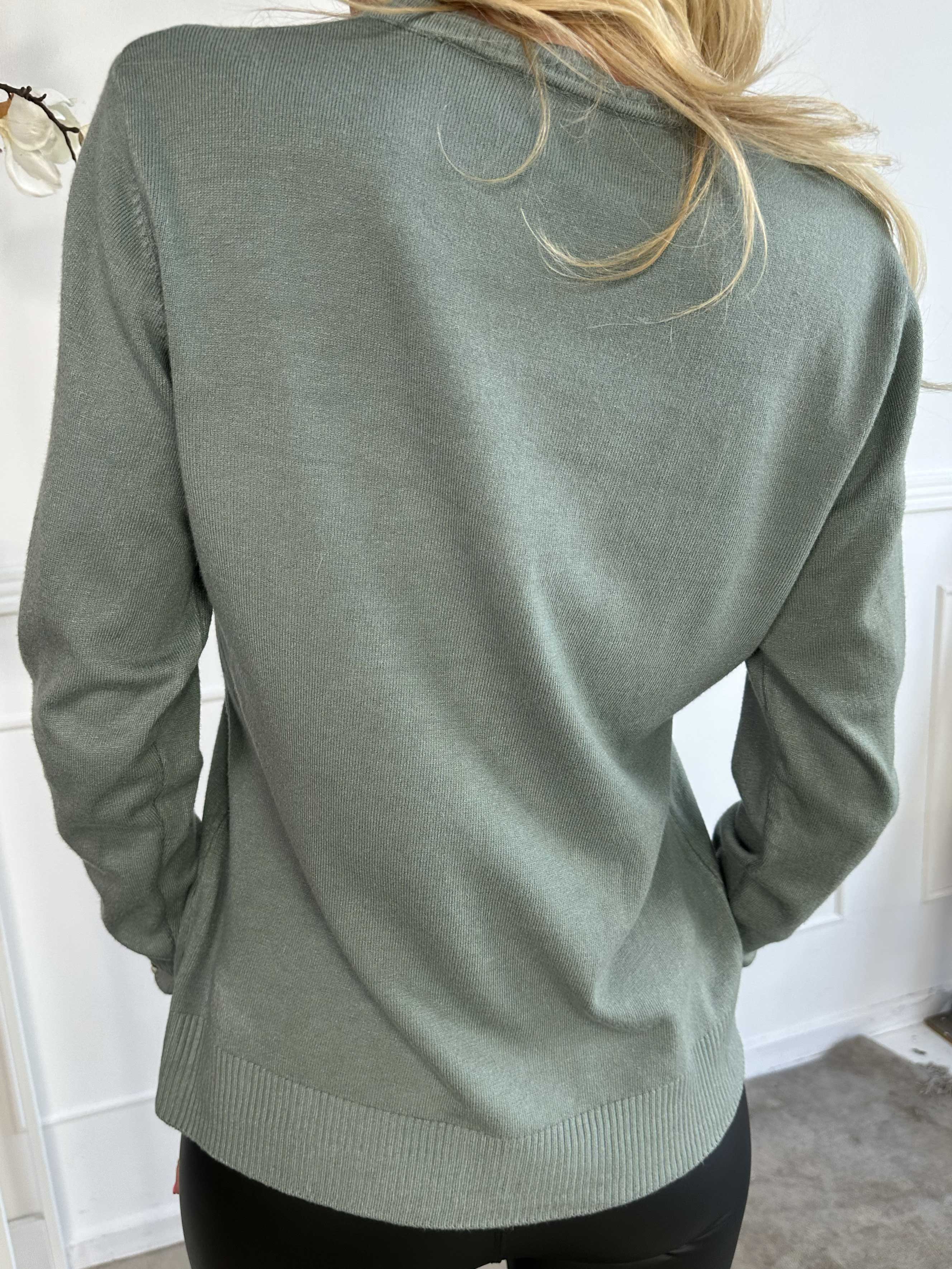 Fidan - Blød strikcardigan i viskose og bomuld